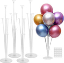JOYYPOP 4 Sets Balloon Stand Kit For Table, Balloon Sticks with Bases | 4 Pack Clear — 1