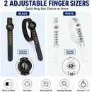 NIUPIKA Ring Sizer Measuring Tool Ring Mandrel Ring Measurer Ring Sizing Kit Measure Finger Size Measurement Tool… — 6