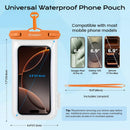 Rynapac IPX8 Waterproof Phone Pouch - 8.5in, 2 Pack Waterproof Phone Case for iPhone 17 16 15 Pro Max, Galaxy S26 S25 Ultra, Cellphone Dry Bag with Lanyard for Beach Vacation Travel Cruise Essentials — 5