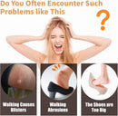 8 Pairs Heel Pads for Shoes, Adhesive Heel Grips for Womens Men, Shoe Filler Inserts for Too Big, Heel Protectors for Heel Pain, Heel Grippers for Loose Shoes, Shoe Size Reducer (Black) - Black | 8 Pairs — 3