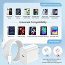 iPhone Charger Fast Charging 20W 3-Pack iPhone 17 Charger & 6FT USB C Cable 6