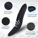 Shoe Insoles, Memory Foam Insoles, Providing Excellent Shock Absorption and Cushioning for Feet Relief, Comfortable Insoles for Men and Women for Everyday Use,(L [US M: 9.5-12.5/W: 10.5-13.5]) — 5