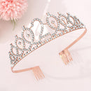 CIEHER 2nd Birthday Crown and Sash, It's My 2 Bday Sash, 2nd Birthday Decorations Rose Gold | 2nd Bithday — 7