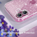 Choiche for iPhone 16 Case Clear Women Girly (Glitter Clear) — 3