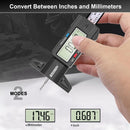 Digital Tyre Tread Depth Gauge UK,0-25.4 Mm Inch Tyre Guage Digital with Large…
