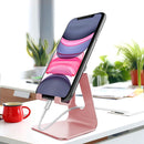 CreaDream Aluminum Cell Phone Stand, Adjustable Phone Holder for Desk photo 2