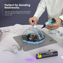 Akisey 100g UV Resin Kit with Light for Bonding & Fast Curing in Seconds — 6