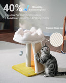 Happi N Pets Cat Tree, Cloud Cat Tower with Soft Bed, Cat Scratching Post & Pad with Larger Perch for Window Viewing, Small Cat Tree with Cute Toys, Bonus Catnip — 6