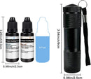 EDSRDXS 2x20ml Soft & Hard UV Resin Bonding Glue Kit with UV Light — 5