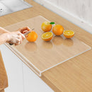 SWSKR Clear Acrylic Cutting Board with Counter Lip,1pcs Clear - 17''x13'' — 1