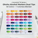 Ohuhu Alcohol Markers Brush& Fine 48 Colors for Adults Coloring Refillable | Brush & Fine — 4