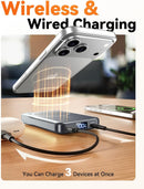 Magnetic Portable Charger 10000mAh, Fast Charging MagSafe Battery Pack photo 5