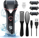 Electric Foot Callus Remover, Rechargeable Foot Scrubber File Pedicure Kits — 1