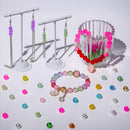 XSEINO About 7200PCS 6mm Glass Beads Bracelet Making Kit,144 Assorted Colors Crystal Glass Beads for Bracelet and… — 3