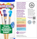 Colorations Paraben-Free Washable Tempera Paint Set, 19 Colors, Non-Toxic | Paraben-Free Formula | Assorted, 19 Colors — 6