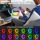 Smart LED Table Lamp, 4-in-1 Wireless Charger, Night Light, Alarm Clock, Bluetooth Speaker with App Control, Bedside… — 5