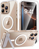 Magnetic for iPhone 16 Pro Max Case with Stand, Clear — 1