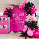Awenztech 122pcs Hot Pink Latex Balloons in 18 12 10 5 inches — 7