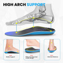 Carbon Fiber Insole for Men & Women - Sumiwish（1 Pair） High Arch & Rigid Support Shoe Insert for Women & Men - Rigid Support for Turf Toe, Foot Fractures, Hallux Rigidus - Non-Cleated Shoes - Blue — 5