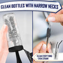 Dish Brush Set of 4 - Kitchen Scrub Brushes with Non-Slip Long Handle for Cleaning, Scrubber, Dishwashing, Dishes,… — 6