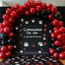 RUBFAC Ruby Red Balloon Arch Kit 154pcs Crimson Balloons Different Sizes — 5