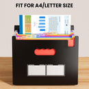 Sooez Accordion File Organizer, 13 Pocket Expanding File Folders, Letter/A4 — 3