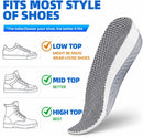 Height Increase Insoles for Women Size 6-10 & Men Size 5-9, 3/4 Length Invisible Shoe Lifts, All-Day Comfort Shock Absorbing Heel Cushion Inserts (2.5CM) - 1.5CM — 5