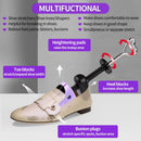 Shoe Stretcher, Plastic Pair of 4-way Adjustable Shoe Expander Shoe Tree Widener for Wide Feet Bunions | purple — 3