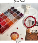 2500PCS 8mm Glass Beads Bracelet Making Kit, 96 Colors Crystal Beads for Jewelry Making, 4 Box Round Beads Suitable… — 6