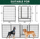 VISCOO Dog Playpen Outdoor, 16 Panels 40" High Metal Dog Fence with Gate — 6