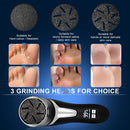 Electric Callus Remover for Feet with Vacuum, Professional Pedicure Tools Kit, Rechargeable Waterproof Foot File for Foot Care Deadskin Remover with 3Heads&2Speed,LCD Display - Black Electric Callus Remover +10in1 — 6