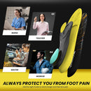 Achilles Tendonitis Insoles & Heel Pain Inserts: Dual-Layer Heel Support Inserts Cushion Impact for Achilles Tendonitis Relief & Heel Pain Relief​ - Shock Absorbing Inserts for Standing All Day - L — 6