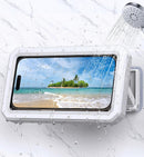 Coolpow Shower Phone Holder Waterproof Phone Holder for Shower Wall Waterproof【Anti-Fog】480°Adjustable Retractable Bathroom Phone Holder Mount Stand Water Proof Shower Case for iphone 4-7" Cellphones photo 1