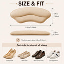 9 Pairs Heel Grips for Shoes, Heel Pads for Shoes Too Big & Loose Shoes, Self-Adhesive Heel Liners to Prevent Heel Slip, Blisters & Rubbing, Soft Shoe Back Protectors for Women Men, Black & Beige — 4