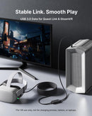 INIU 16ft VR Link Cable with Separate Charging Port, USB 3.0 to USB C Cable 3