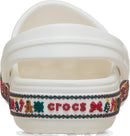 Crocs Kids Crocband Clogs, White Holiday, 8 Toddler — 3