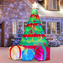 COMIN 7 FT Christmas Inflatables Tree Outdoor Decorations Blow Up Yard Present Box with Built-in LEDs for Indoor Party Garden Lawn Decor (Color-27323) — 2