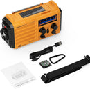 Eoxsmile Emergency Radio with NOAA Weather Alert, Solar Hand Crank Portable — 7