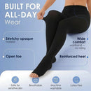 ABSOLUTE SUPPORT Compression Pantyhose 20-30mmHg, Opaque, Black, Small — 5