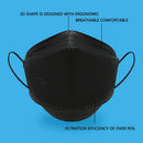 kn95 Face Masks 20 Pack, Breathable Comfortable and Disposable KN95 Mask, Black — 3