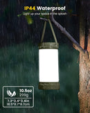 Glocusent LED Rechargeable Camping Lantern, Camping Light with 5000mAh | Green — 6