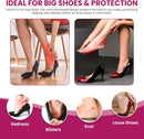Welnove Heel Pads for Women Men Shoe - Large Area - 4 Paris Heel Grips Inserts Prevent Slipping, Rubbing, Blisters, Foot Pain, Improve Heels, Pumps, Shoe Fit - Feet Protector for Shoes Too Big — 2
