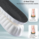 Height Increase Insoles Heel Lifts for Men and Women,Comfort Shoes Elevator,Memory Foam Cushion Shoe Insoles for Foot Pain Relief (Black-White, 1.4IN-US Men 8-11) — 5