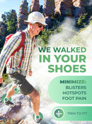 Hiking Boot Insoles for Men & Women - Arch Support Inserts - Lime — 5