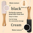 2-Pack Professional Pedicure Foot File & Pumice Stone with Wooden Handle — 3