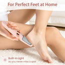 ZABOUL Callus Removers for Feet, Electric Foot Callus Remover Rechargeable with 2 Roller Heads Electronic Foot File Removes Hard Skin for Soft Beautiful Feet, Feet Care Pedicure Tools — 4