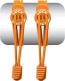 Lock Laces | Elastic No Tie Shoelaces | Orange — 1