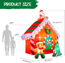 MGparty 7.5 FT Tall Christmas Inflatables Gingerbread House Built-in LED Lights Blow Up Christmas Decor for Xmas Party Holiday Outdoor Garden Lawn Yard Decorations — 3