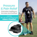 Vive Offloading Post-Op Shoe - Forefront Wedge Boot for Broken Toe Injury — 4