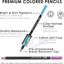 KALOUR 180 Colored Pencil for Artists - Rich Pigment Soft Core - Oil-Based - Ideal for Coloring Drawing Sketching Shading Blending - Vibrant Color（Tin Case） — 2